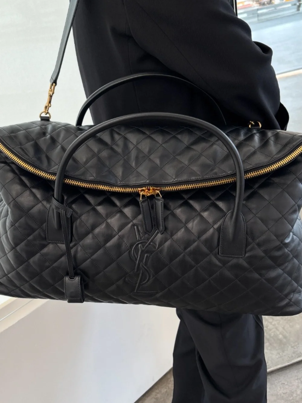 Saint Laurent ES Giant Travel Bag.  Made in Italy.